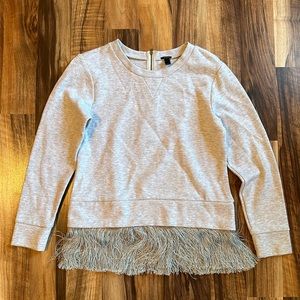 J.CREW Gray Sweatshirt Silver Fridge Size XS